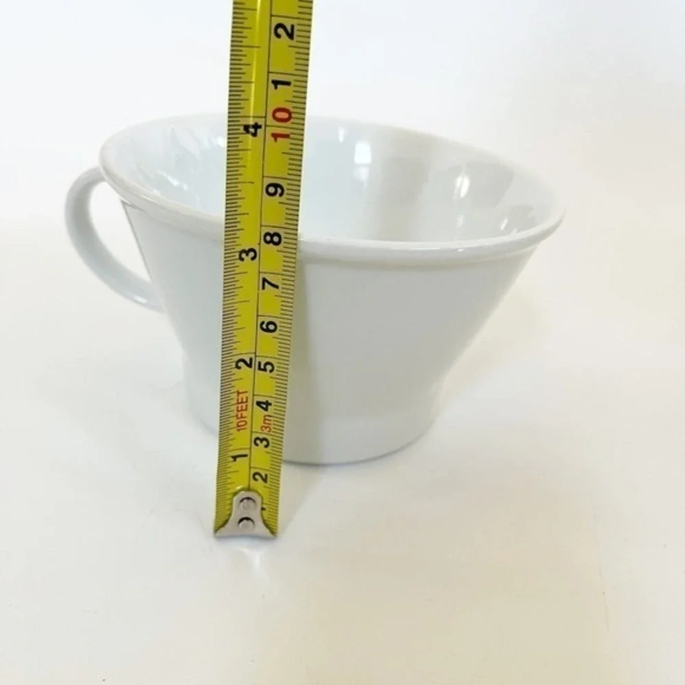 Crate&Barrel Loft Design By Winterling Made In Germany 6x4 Handled Bowl‎ White